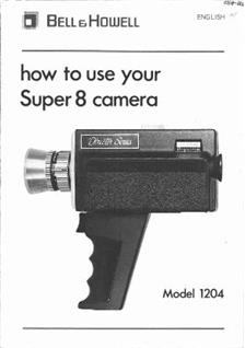 Bell and Howell Director Series manual. Camera Instructions.